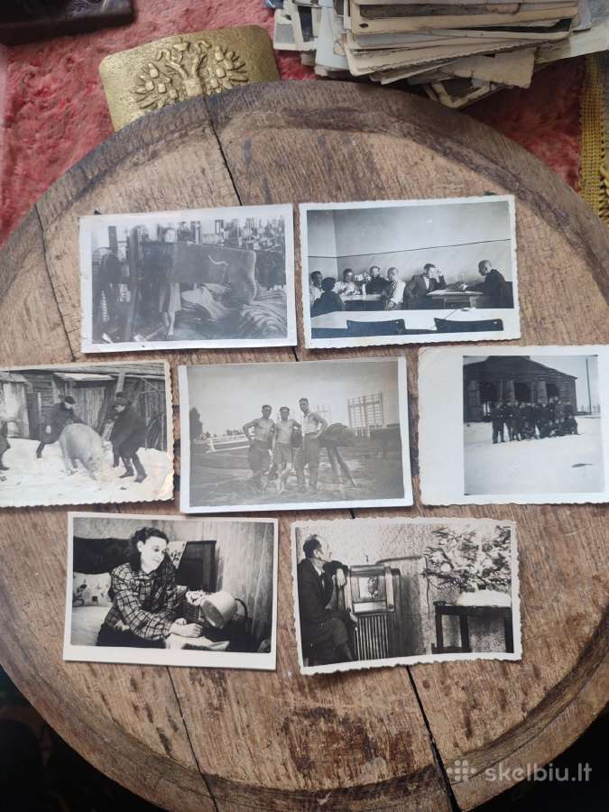 Senos fotografijos darbas ir pramogos