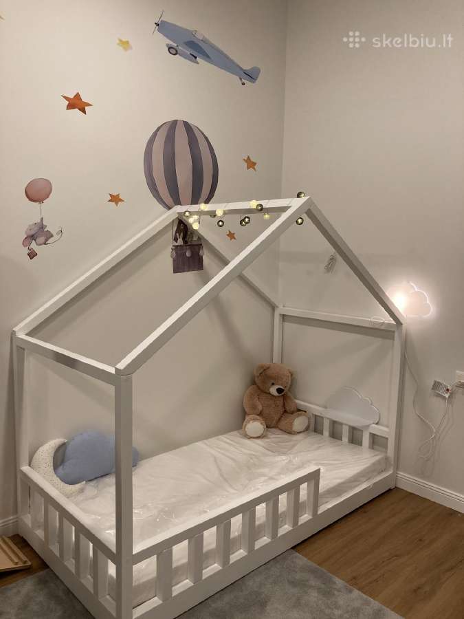 Vaikiška lova su čiužiniu Lonas 180cm x 90cm