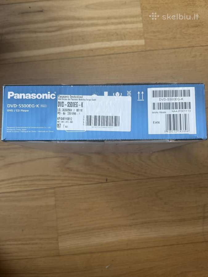 Skaitmeninis imtuvas Panasonic Dvd-s500 Eg-k - nuotraukos Nr. 2