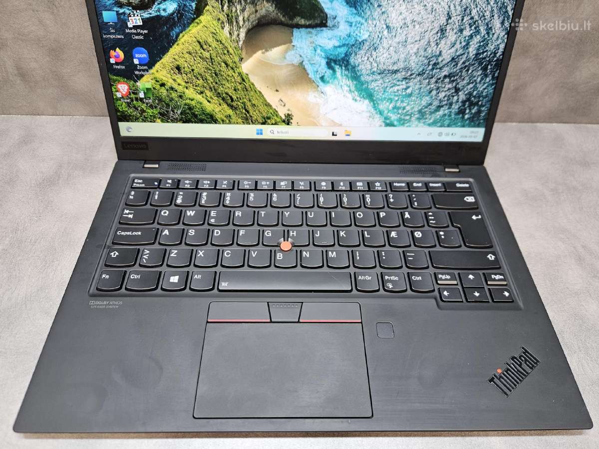 Thinkpad X1 Carbon/14,0"/i5-8265u/8ram/256ssd - nuotraukos Nr. 2