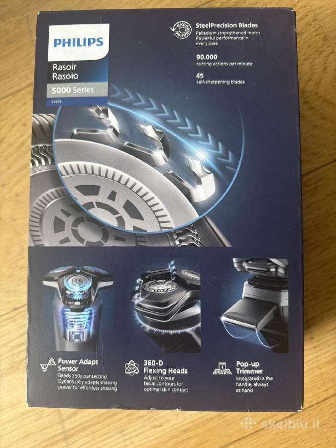 Nauja, originali Barzdaskutė Philips S5889/11 - nuotraukos Nr. 3
