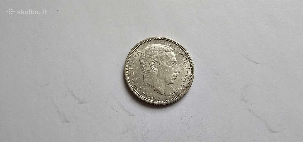 1930 2 kronos Danija jubiliejine