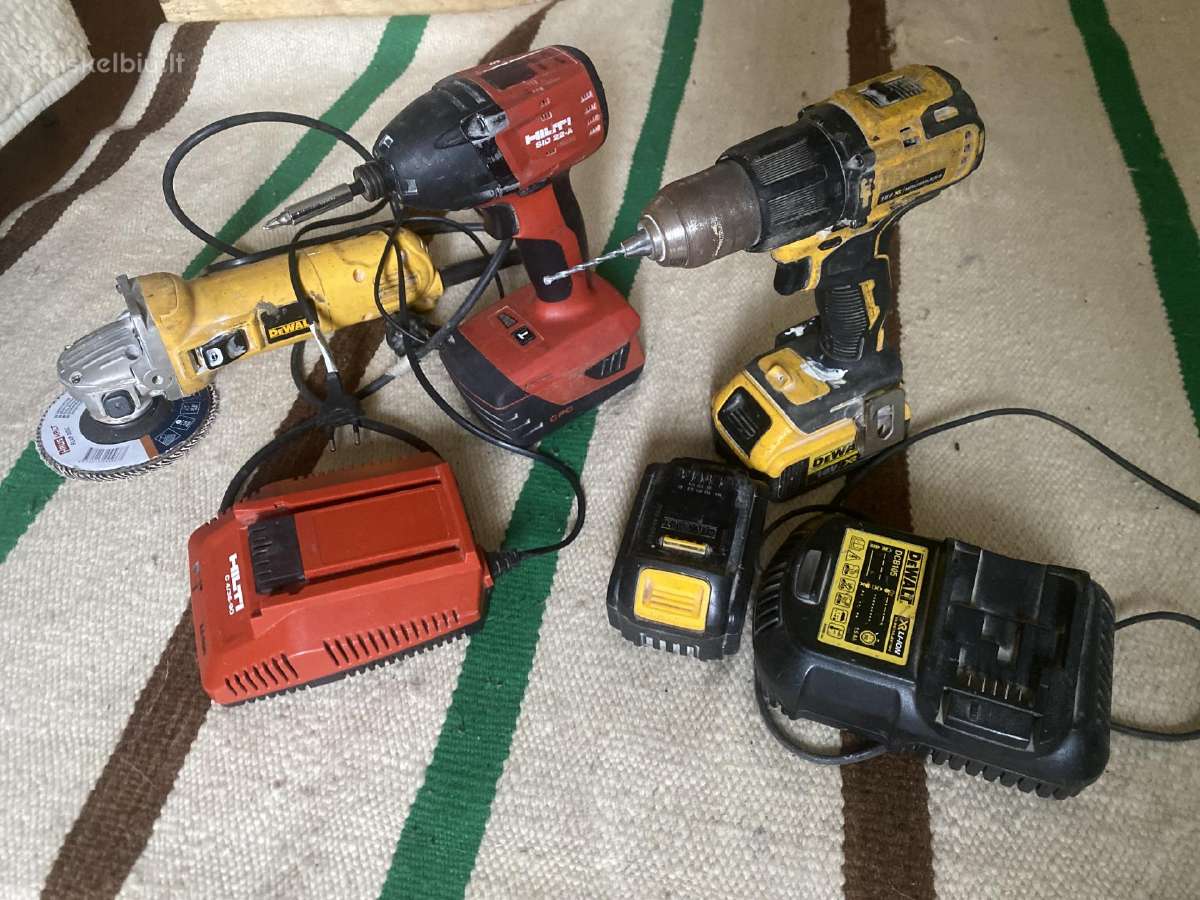 Skubiai Hilti Dewalt