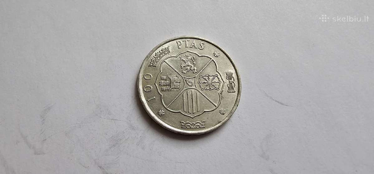 1966 100 ptas Ispanija - nuotraukos Nr. 2