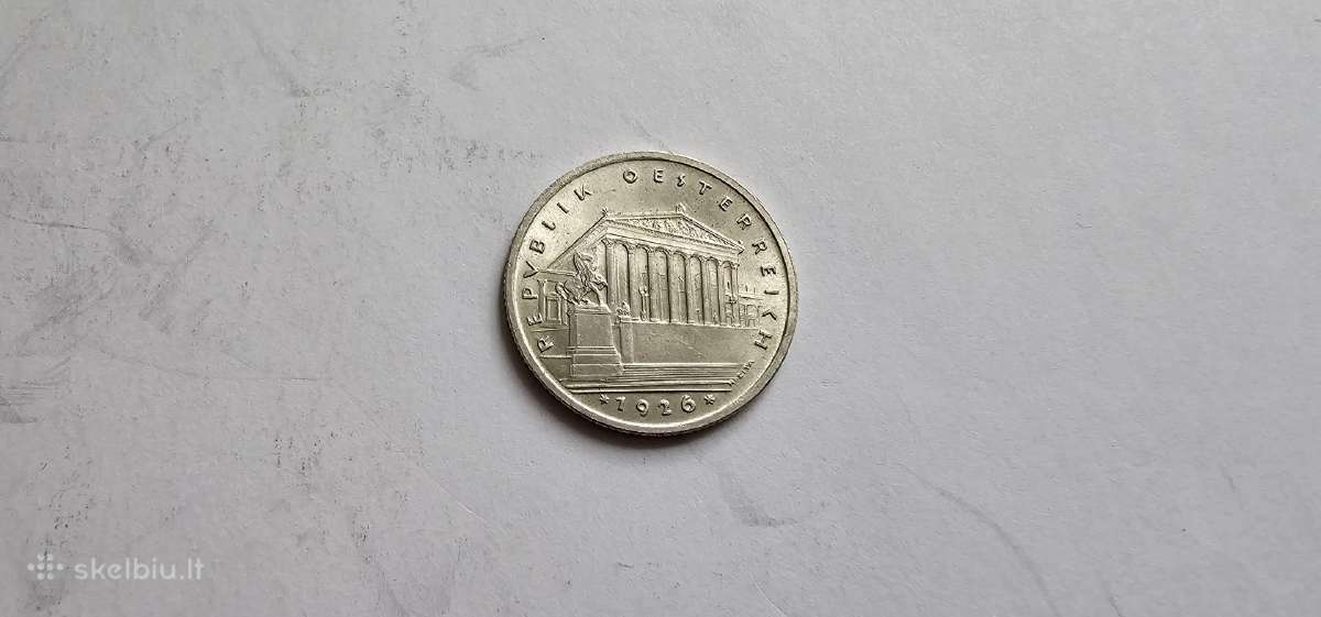 1926 1 silingas Austrija Unc