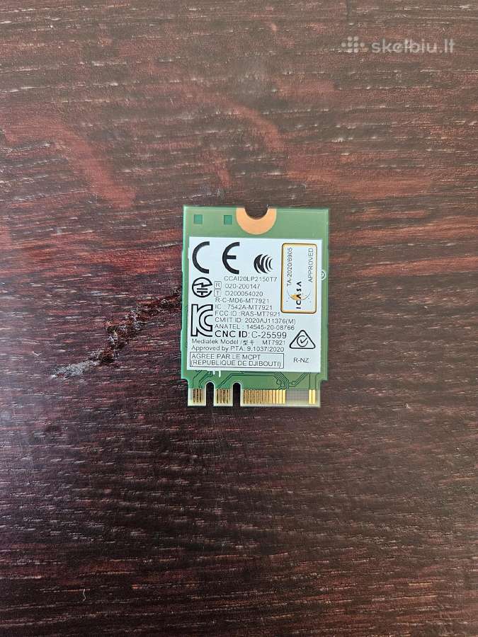 Wi-fi / Bluetooth adapteris Mt 7921