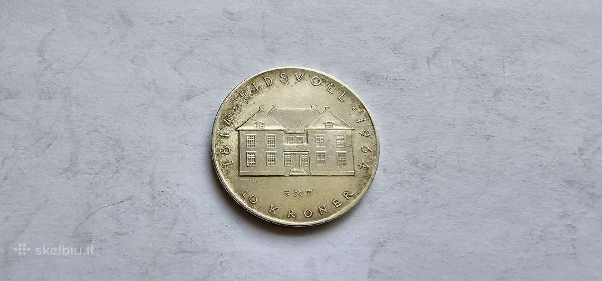 1964 10 kronu Norvegija