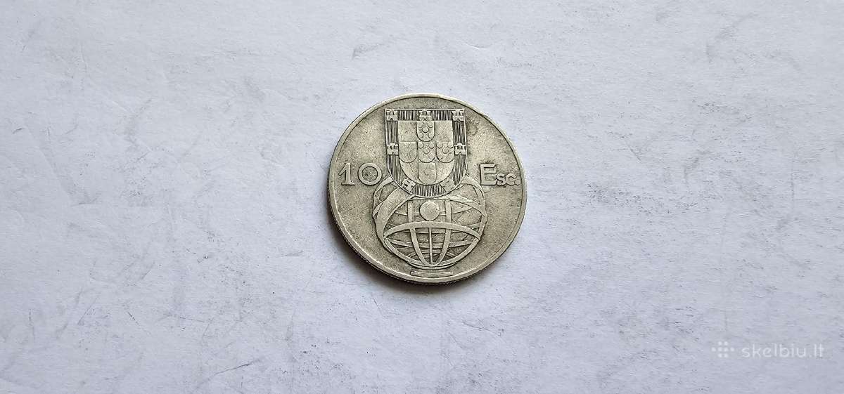 1954 10 eskudu Portugalija - nuotraukos Nr. 2