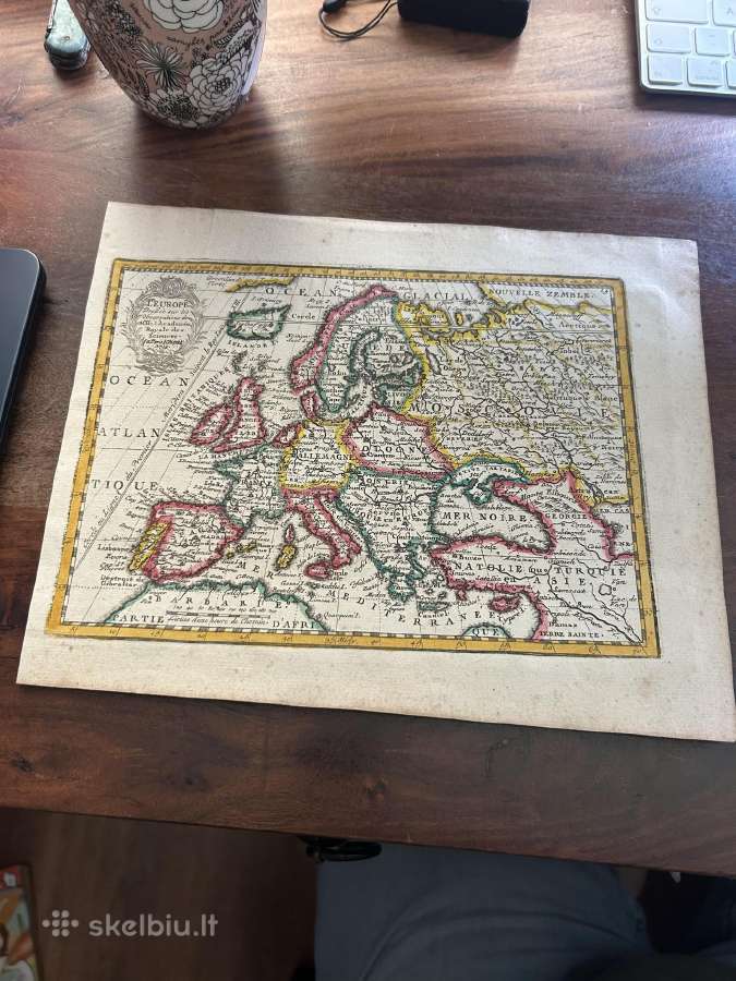 Seni zemelapiai - nuotraukos Nr. 2