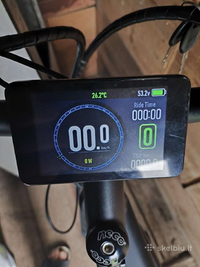 El. dviratis Bafang 1000w 52v 22ah kaip naujas - nuotraukos Nr. 13