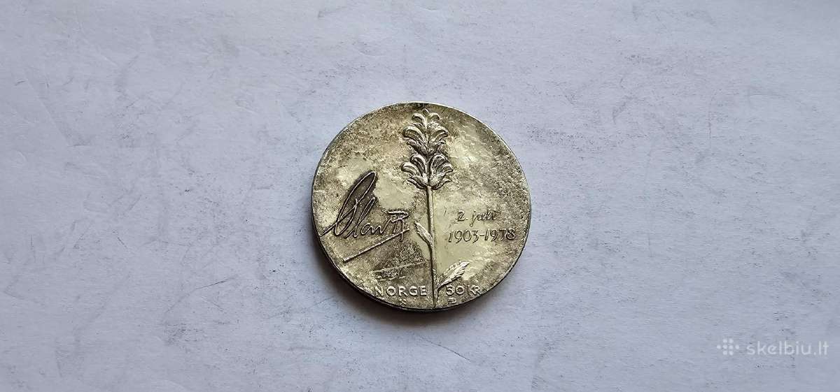 1978 50 kronu Norvegija - nuotraukos Nr. 2