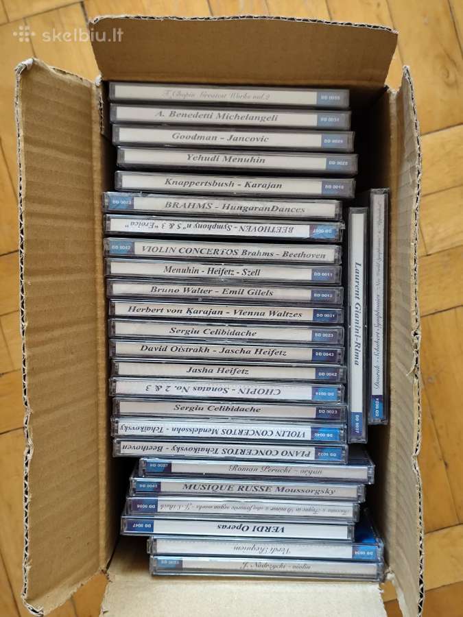 26 klasikinės muzikos diskai