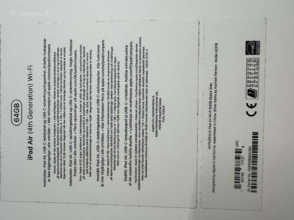 iPad Air (4th generation) - nuotraukos Nr. 6