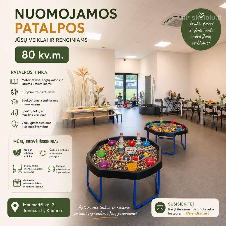 Patalpų nuoma Jonučiuose