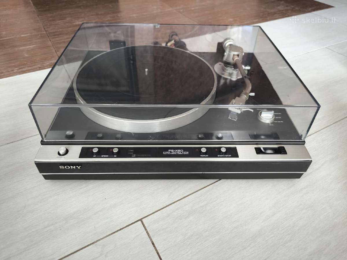 Sony Ps-x60 plokštelių grotuvas
