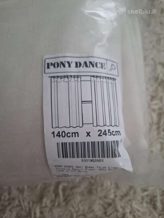 Pony Dance lininės užuolaidos - nuotraukos Nr. 4