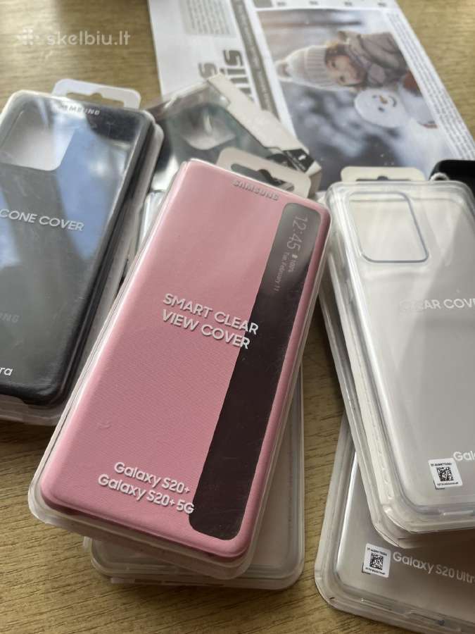 Nauji telefono dėklai ir grūdinti stiklai likučio