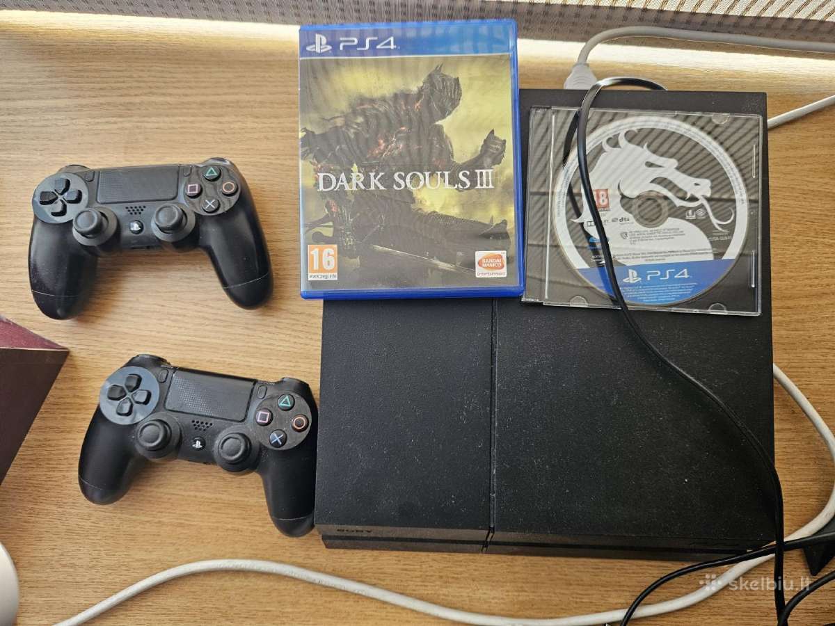 Playstation 4 1tb su 2 pulteliais