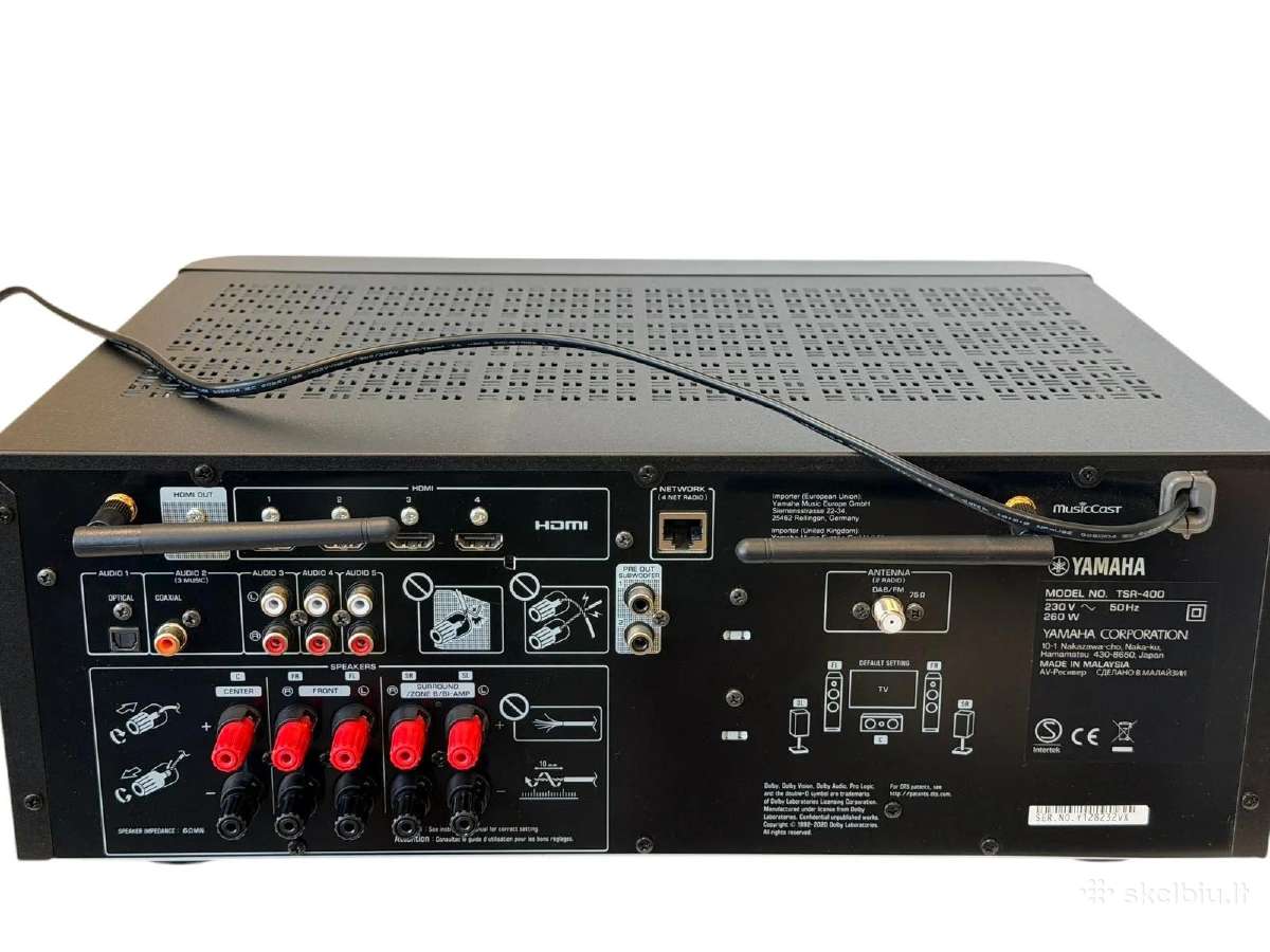 Yamaha Yht-4960 namų kino sistema 5.1 +6mėn. - nuotraukos Nr. 5