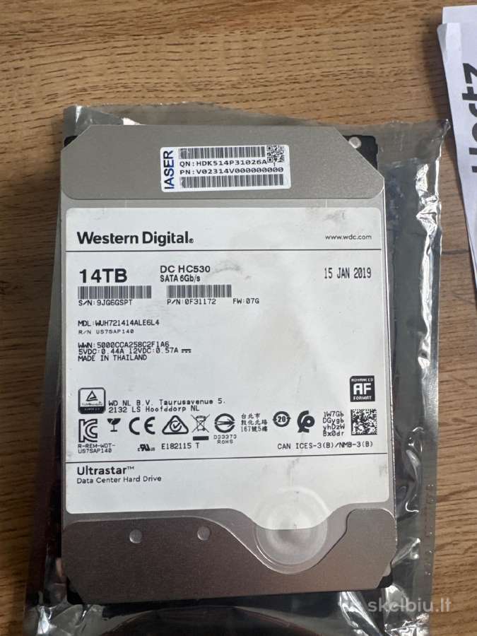 Western Digital Ultrastar Dc Hc530 14tb