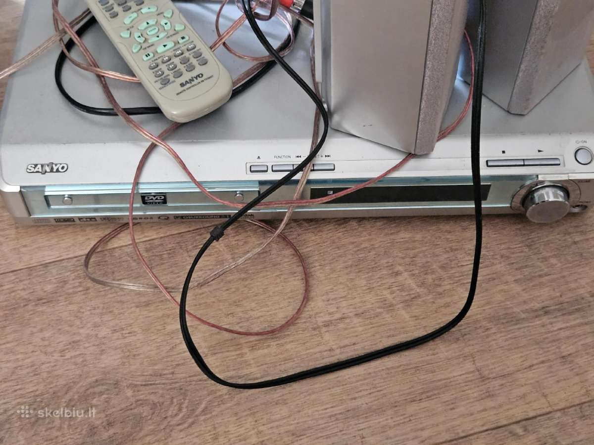 Sanyo jcx ts760 Dvd grotuvas su kolonėlėmis - nuotraukos Nr. 2