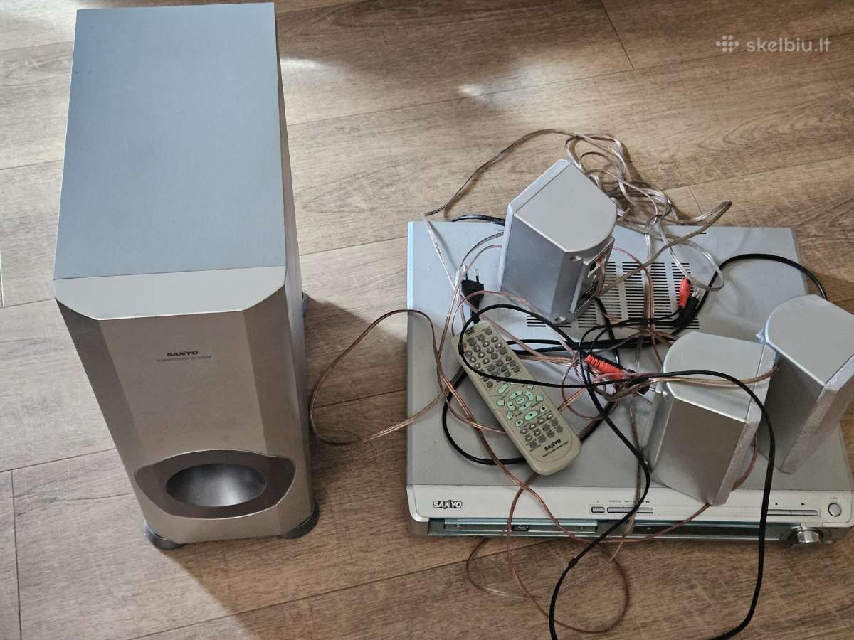 Sanyo jcx ts760 Dvd grotuvas su kolonėlėmis