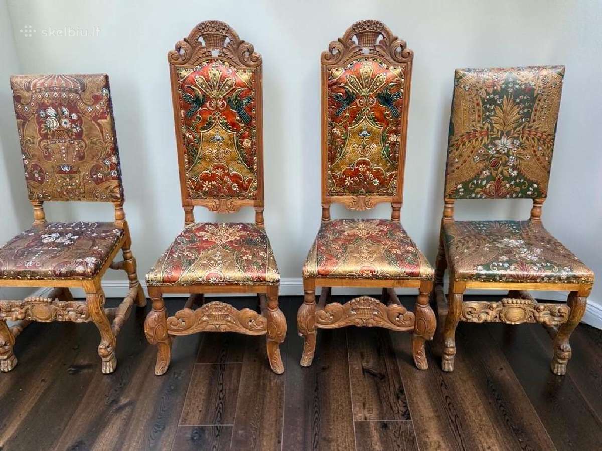 Chesterfield baldų komplektas 3+2+1 ir pufas - nuotraukos Nr. 32