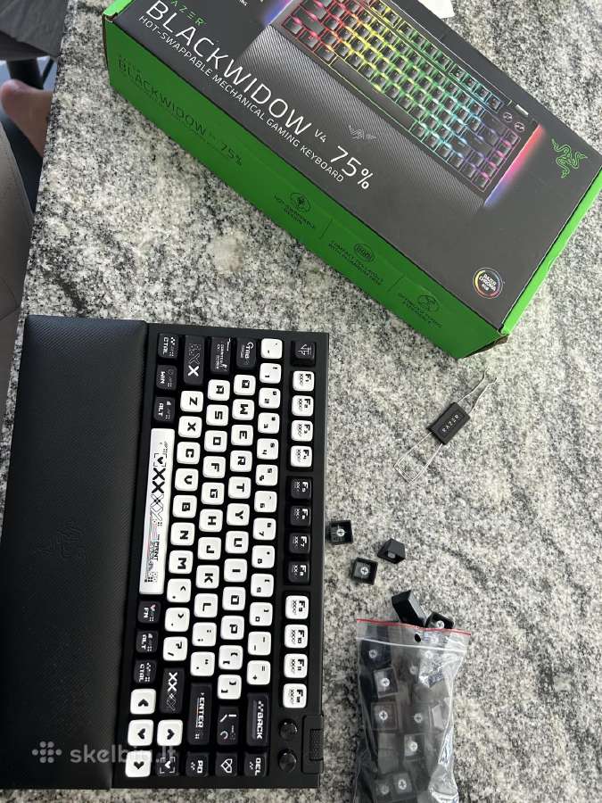 Žaidimų klaviatūra,razer Blackwidow v4 75% - nuotraukos Nr. 2