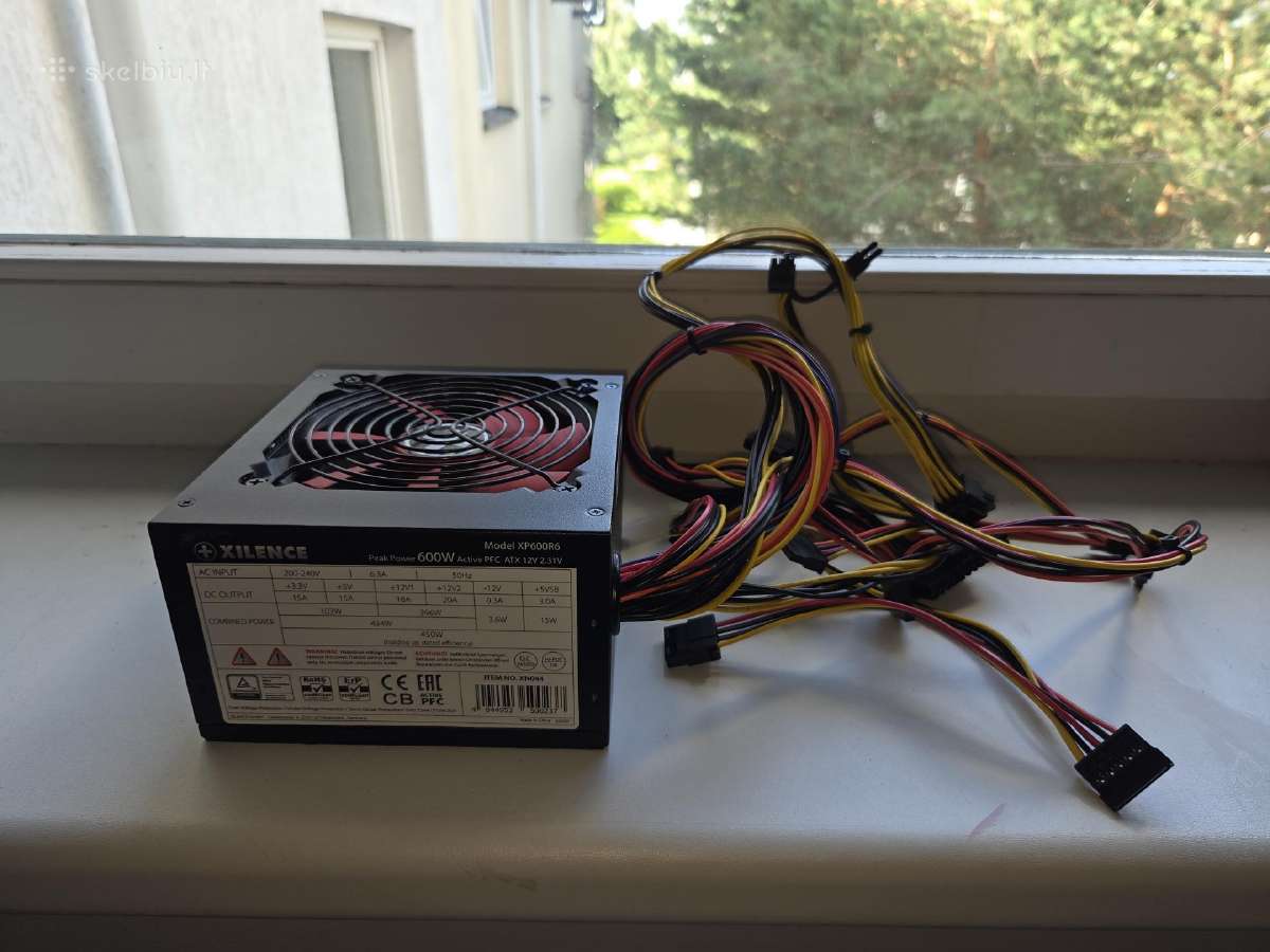 Xilence Xp600r6 Erp maitinimo blokas