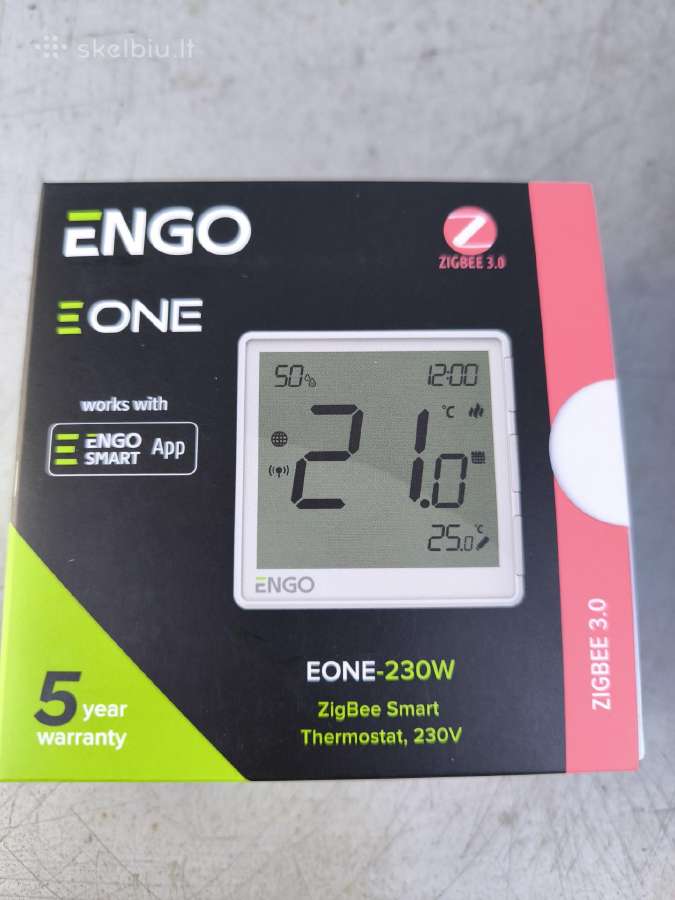 Potinkinis laidinis termostatas Engo Eone, "Zigbee
