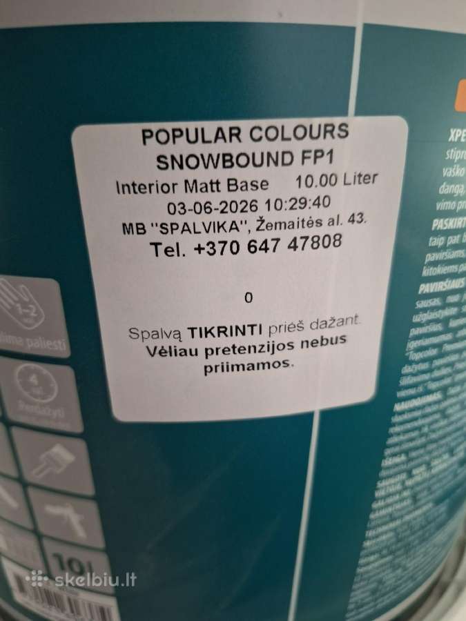 Sienu dažai topcolor - nuotraukos Nr. 4