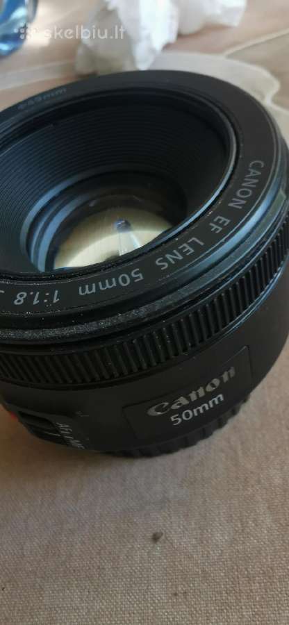 Canon ef 50/1,8 stm puikaus stovio, labai aštrus
