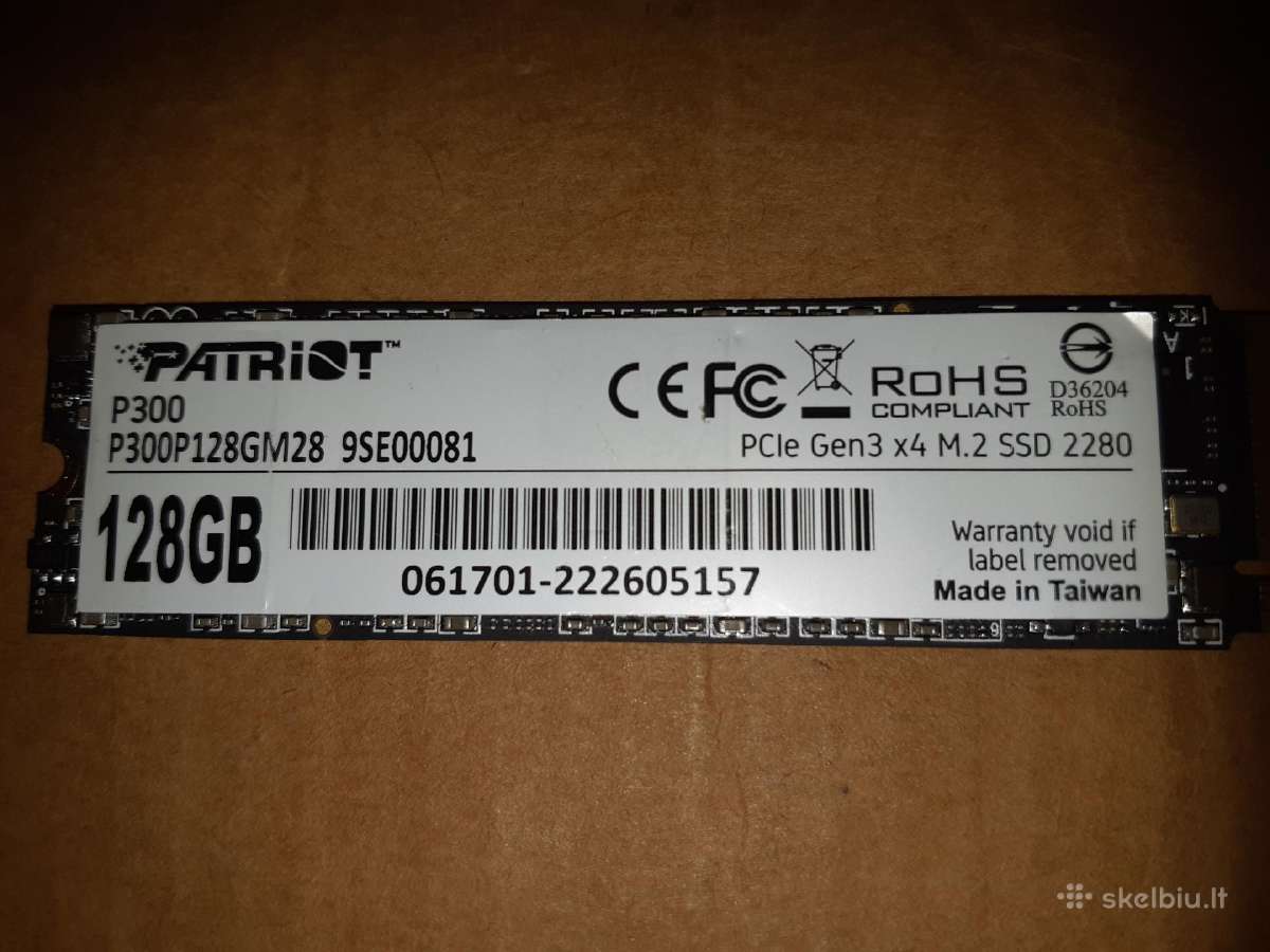 SSD Patriot 256 GB