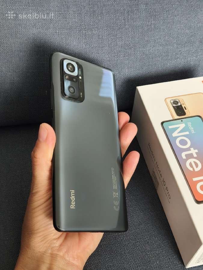 Redmi Note 10 Pro naudotas - nuotraukos Nr. 3