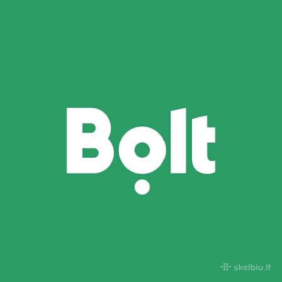 Bolt užsiregistravus premija - 200eur, vairuotojas