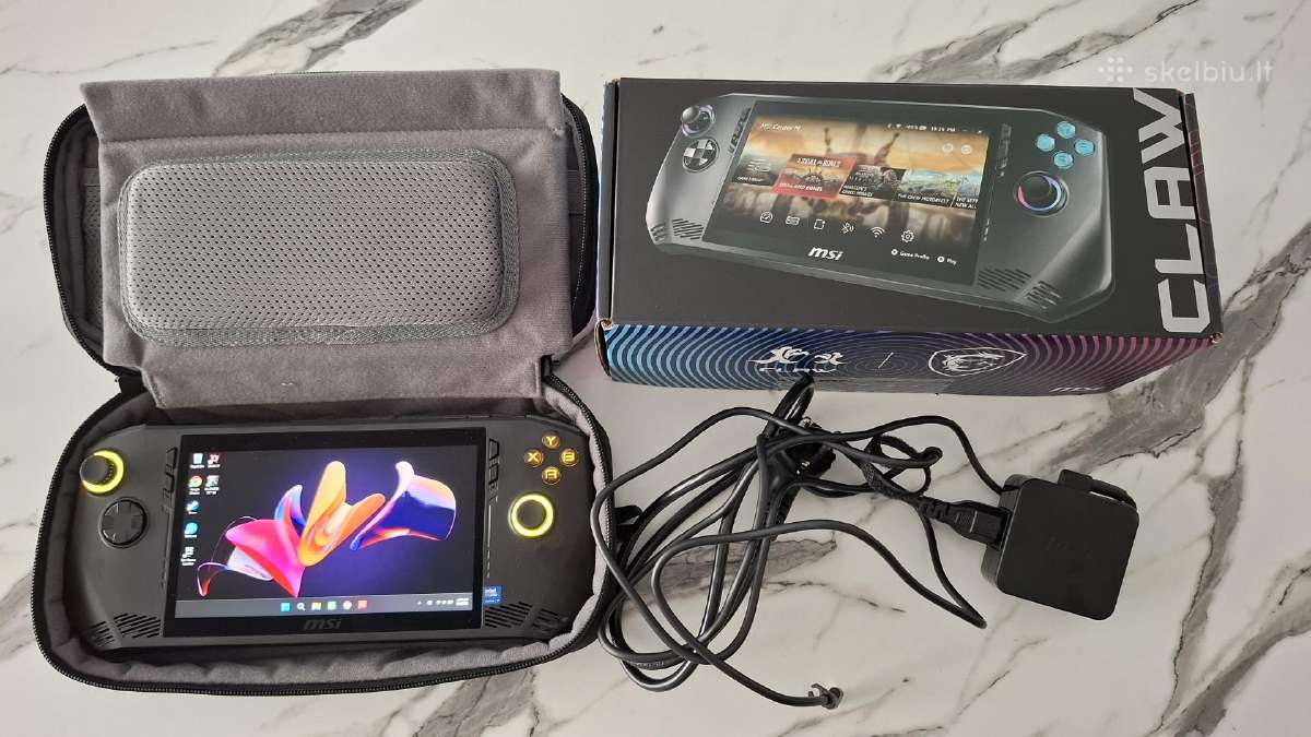 Msi Claw A1m Ultra 7 su garantija