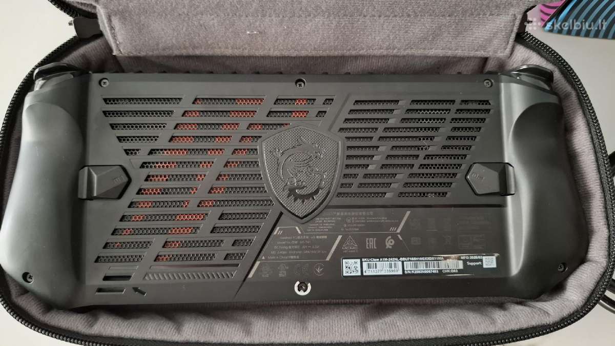 Msi Claw A1m Ultra 7 su garantija - nuotraukos Nr. 3