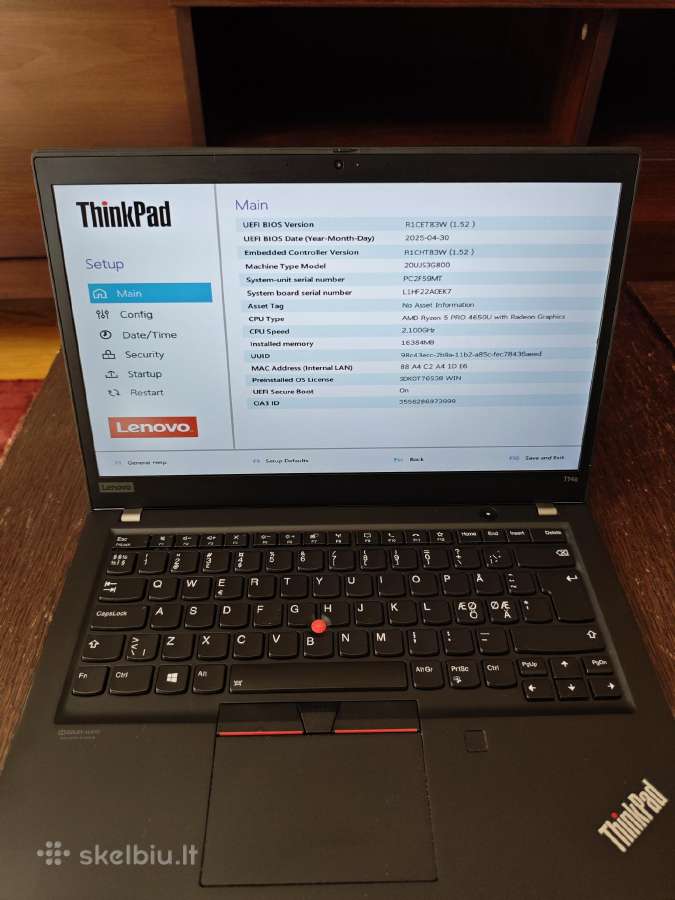 Thinkpad T14s Ryzen 5 Pro 4650u