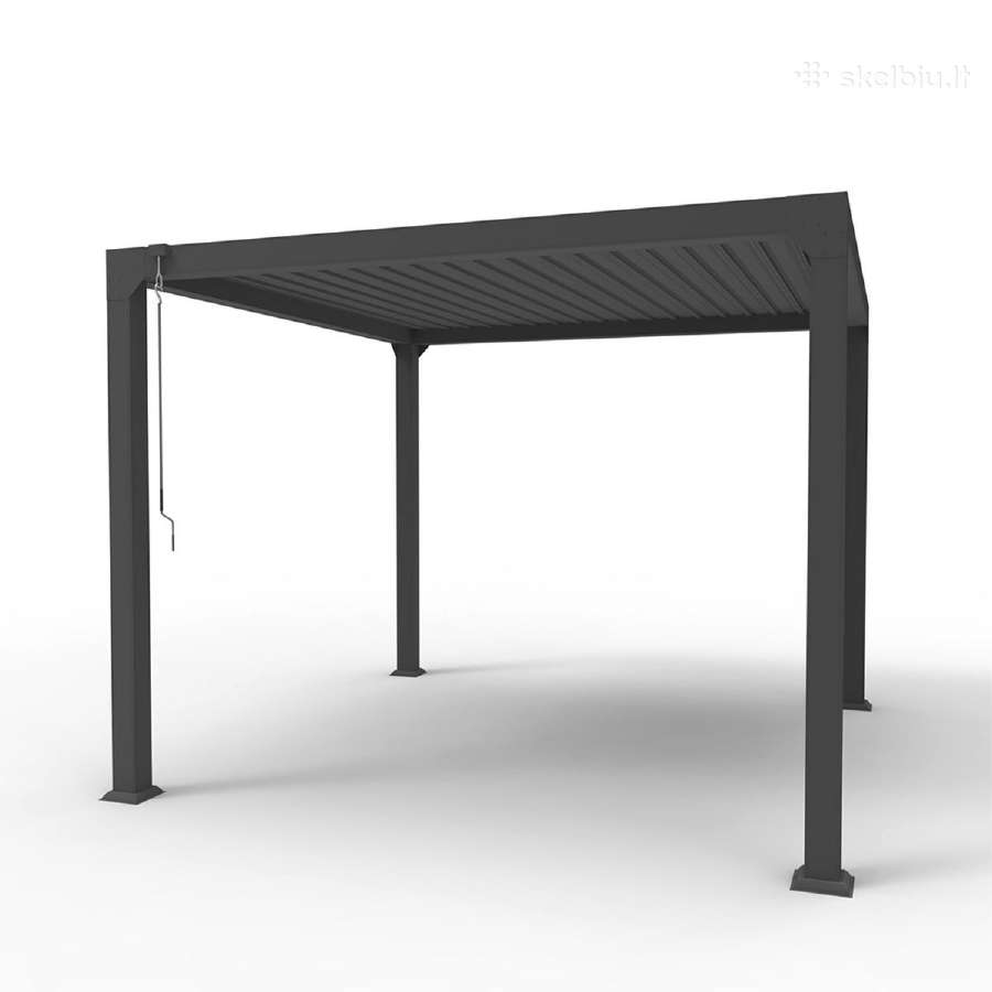Aliuminė pergola 3x3m 950€