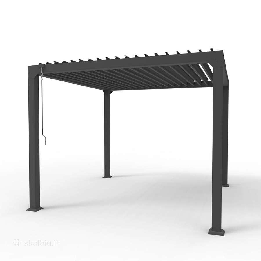 Aliuminė pergola 3x3m 720€ - nuotraukos Nr. 3