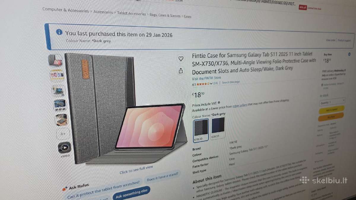 Samsung Galaxy Tab S11 dėklas - nuotraukos Nr. 4