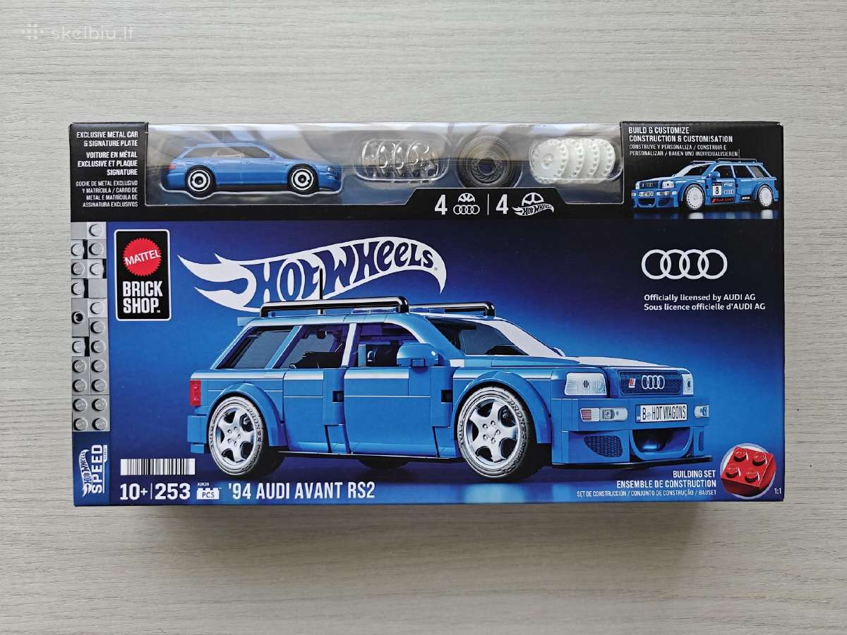 Mattel Brick Shop Hot Wheels '94 Audi Avant Rs2