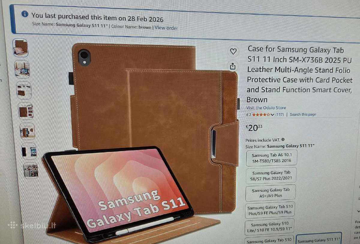 Samsung Galaxy Tab S11 dėklas - nuotraukos Nr. 4