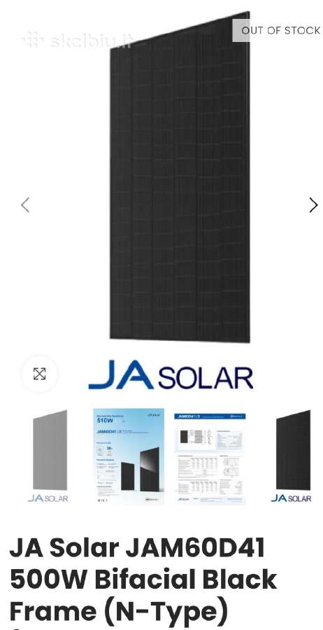 Saulės Moduliai Longi 655w - nuotraukos Nr. 2