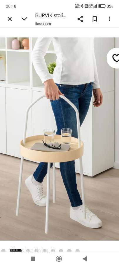 Ikea Burvik staliukas - nuotraukos Nr. 2