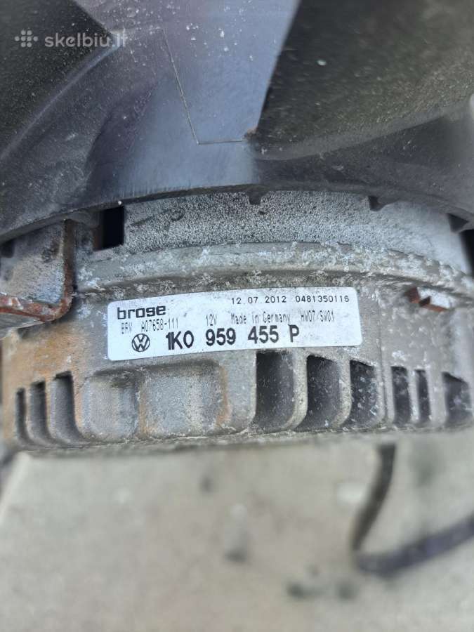 Audi A3 8p radiatoriaus ventiliatorius - nuotraukos Nr. 2