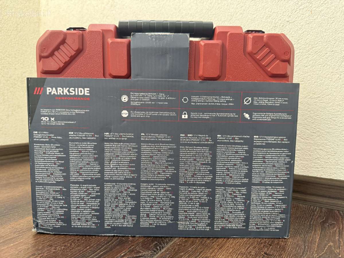 Parkside Performance, Dewalt, Einhell įrankiai - nuotraukos Nr. 3