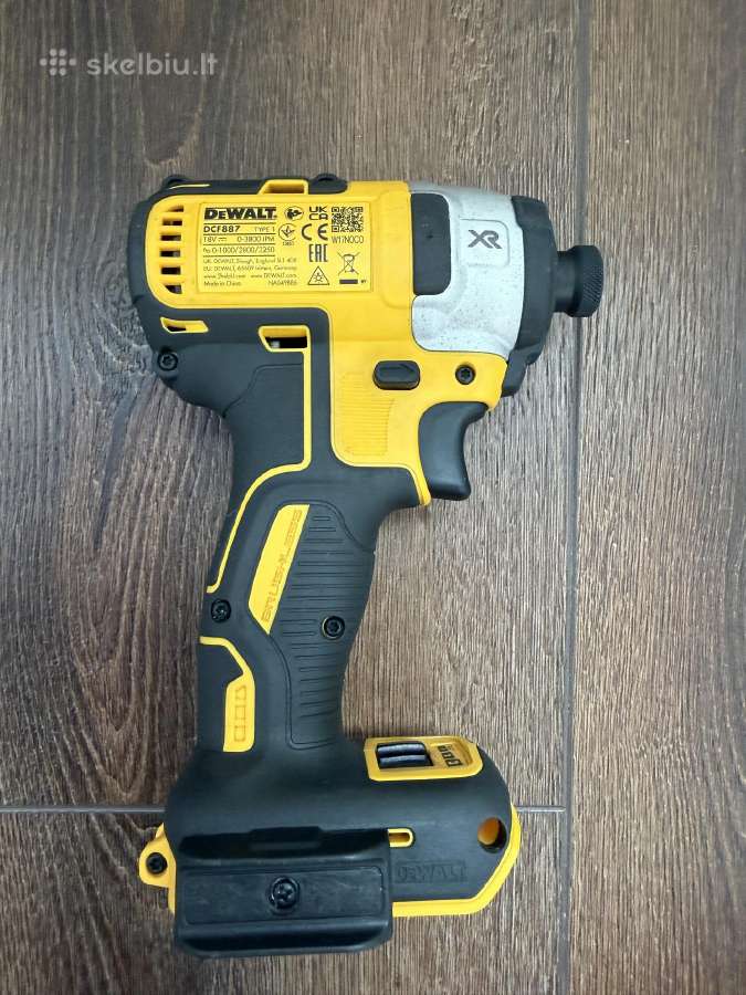 Dewalt smūginis suktuvas 18v Dcf887 - nuotraukos Nr. 2