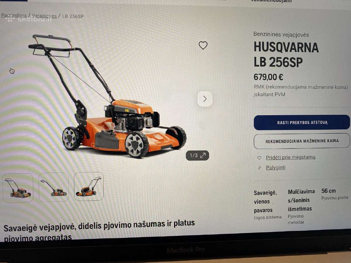Vejapjovė Husqvarna Lb256 Sp