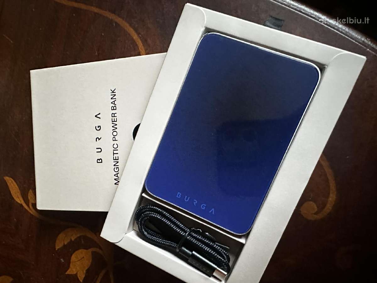 Burga magnetinis powerbank'as